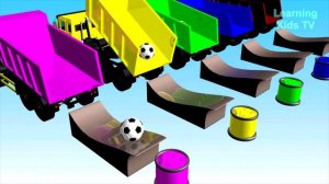 Learn Сolors with Shark. Color Swimming. Soccer Balls  Cartoons for Kids and Toddlers Education.