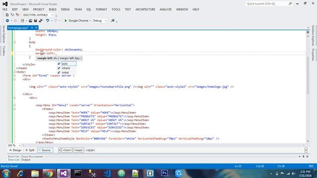 how to create home page and menu in asp.net with toolbox смотреть онлайн