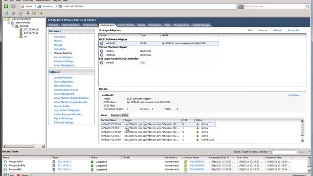 vSphere 4: iSCSI Mutipath смотреть онлайн