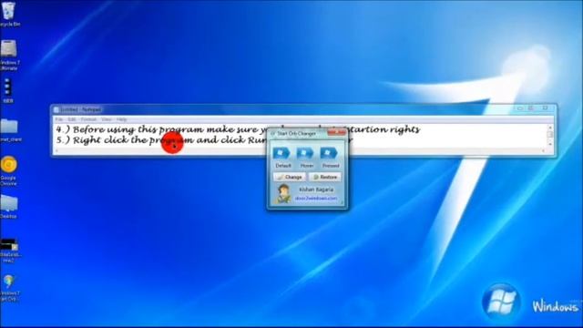 How to change your start orb in Windows 7 смотреть онлайн