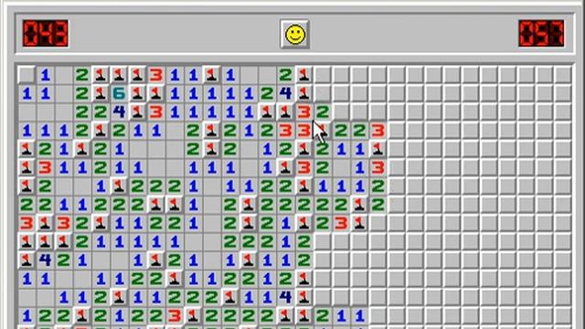Windows Mine Game - Only 109 sec.! (Expert Mode) смотреть онлайн