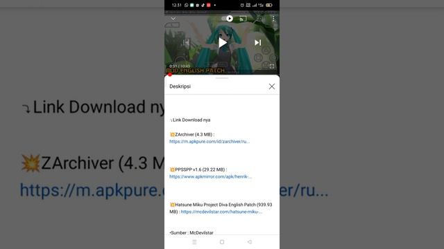 tutorial cara download game project diva ppsspp android 👍 смотреть онлайн