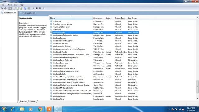 The audio service is not running windows 7 смотреть онлайн