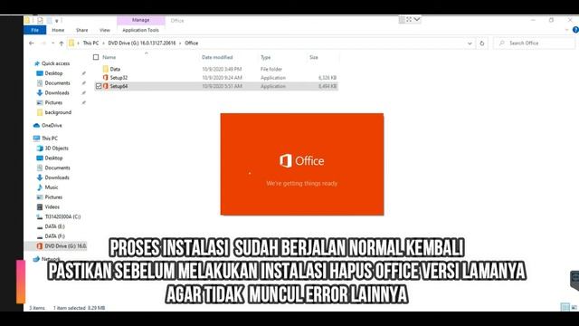 Fix Problem office 2019 & office 2016 hang / stuck were getting things ready смотреть онлайн