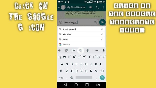 How to Translate as you type in the keyboard(Tamil) смотреть онлайн