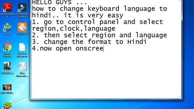 How to change keyboard language to Hindi in windows 7 смотреть онлайн