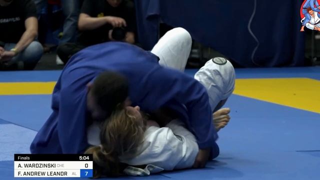 ADAM WARDZINSKI vs FELLIPE ANDREW LEANDRO SILVA 2023 European Jiu-Jitsu смотреть онлайн