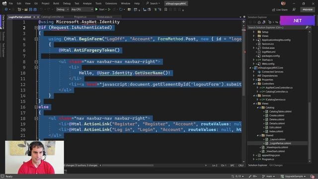 Migrating an Endpoint with the Upgrade Assistant Visual Studio Extension [9 of 18] Migrating ASP.NE смотреть онлайн