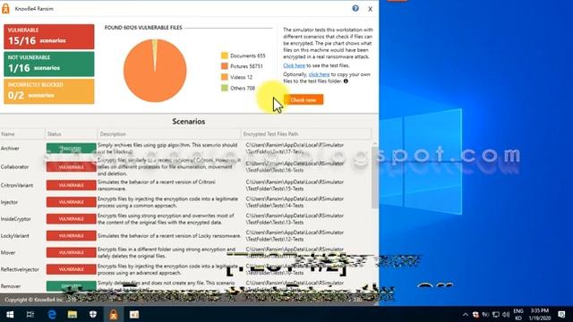 Windows Defender Ransomware(Ransim) Protection test смотреть онлайн