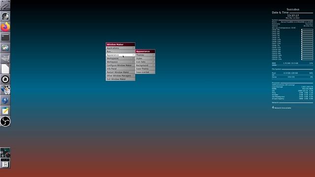 FreeBSD Desktop Window Maker смотреть онлайн