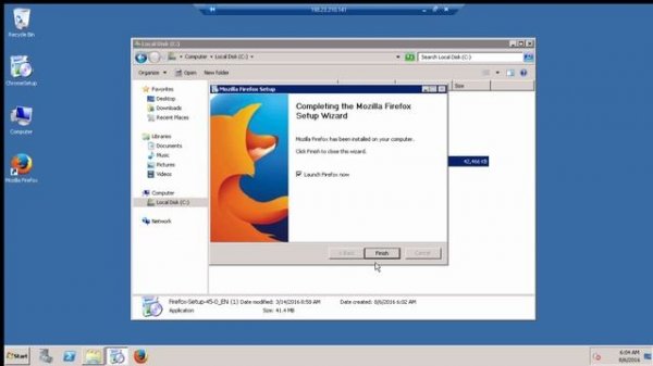 How to install browser your vps server