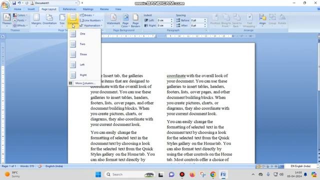 Center Text / Title in the Middle of the Page in Microsoft Word if the page has multiple columns EN смотреть онлайн