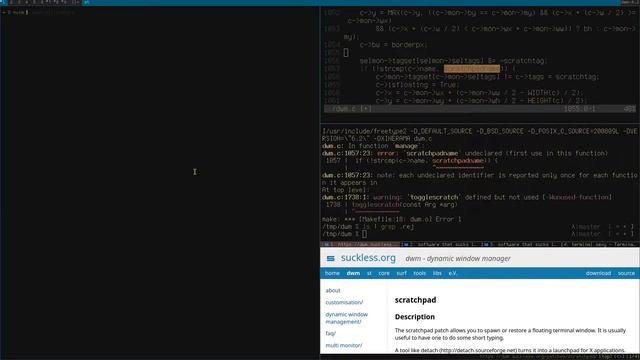 dwm (Dynamic Window Manager) смотреть онлайн