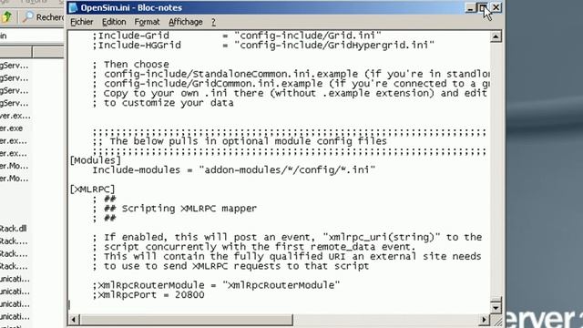 Installation base de données MYSQL pour OpenSim 0.6.9 mode standalone local pour tous les WINDOWS смотреть онлайн
