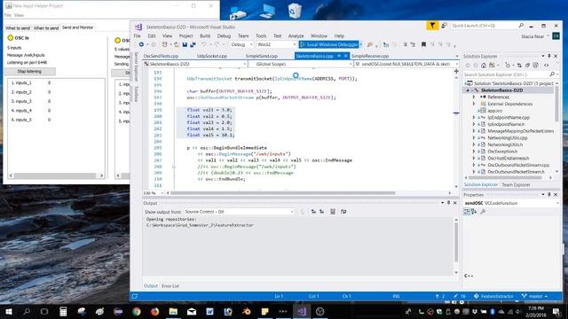 Test - Sending OSC messages in C++ смотреть онлайн
