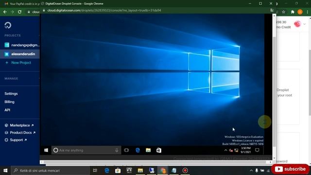 Trik RDP GRATIS Windows 10 Digital Ocean смотреть онлайн