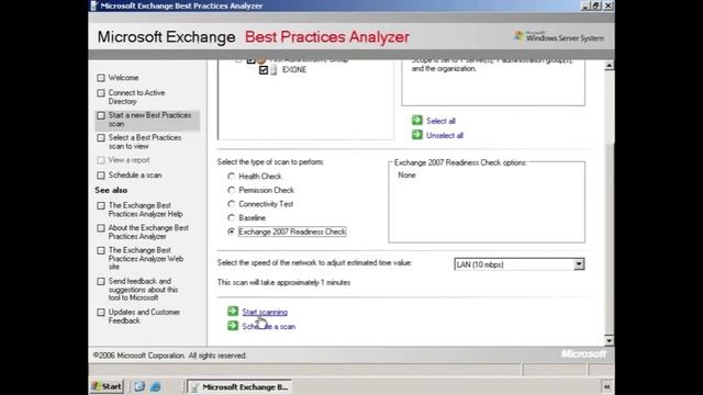 The Exchange Best Practices Analyzer: Exchange 2007 Readiness Check смотреть онлайн