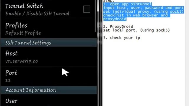 how to use ssh on android (tunneling on android) смотреть онлайн