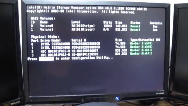 boot windows 7 Intel X-25M raid 0 смотреть онлайн