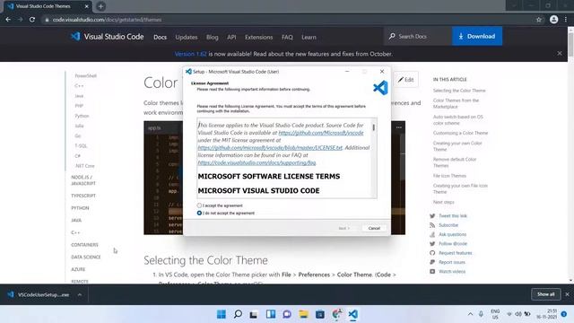 vs code installation windows 11 || How to download visual studio code in windows 11 in 2022 #coding смотреть онлайн