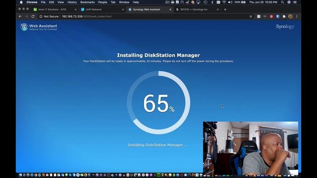 Synology RackStation RS1219+ Unbox & Setup смотреть онлайн