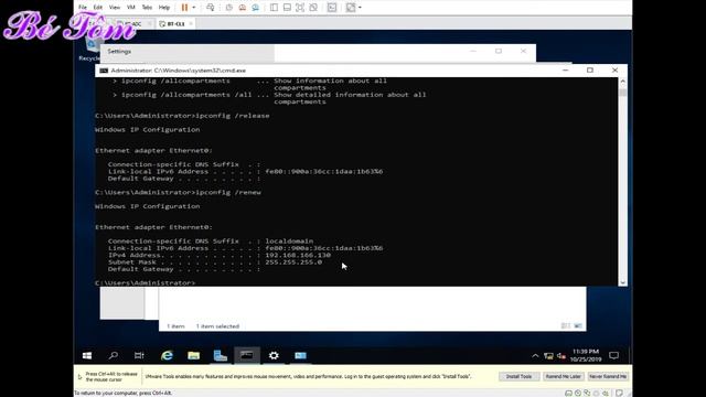 MCSA 2019 : CONFIG AND SETUP DHCP SERVER . смотреть онлайн