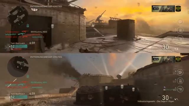Call of Duty WWII Team Deathmatch Splitscreen #412 смотреть онлайн