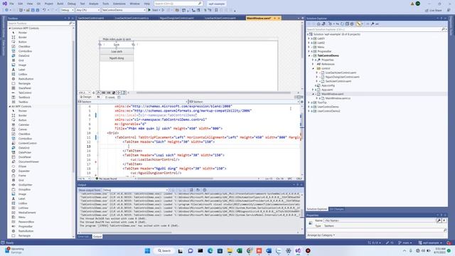 [WPF] - TabControl & ContentControl - Hướng dẫn tạo Menu quản lý nhiều bảng thông tin смотреть онлайн