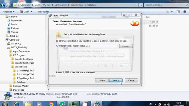 01 Install Database Firebird смотреть онлайн