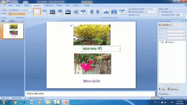 Hướng dẫn Viết Chữ, chèn Ảnh trong PowerPoint 2007 - Cho người mới bắt đầu смотреть онлайн