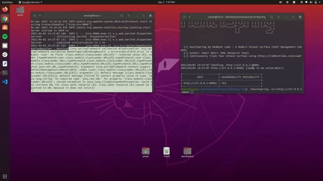 Hunt4Spring — "Spring4Shell" Vulnerability Scanner Demo | CVE-2022-22965 смотреть онлайн