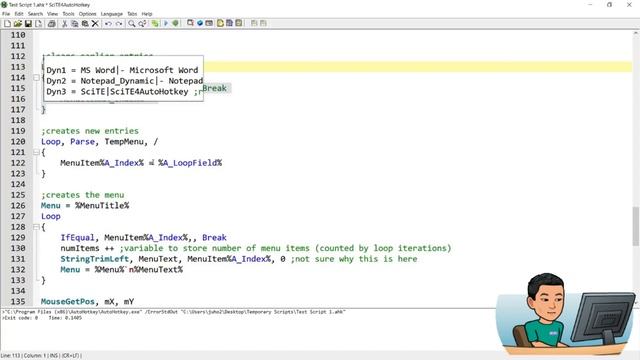[Juho's AutoHotkey Script Demo #12] Multi Line Tooltip To Launch Programs смотреть онлайн