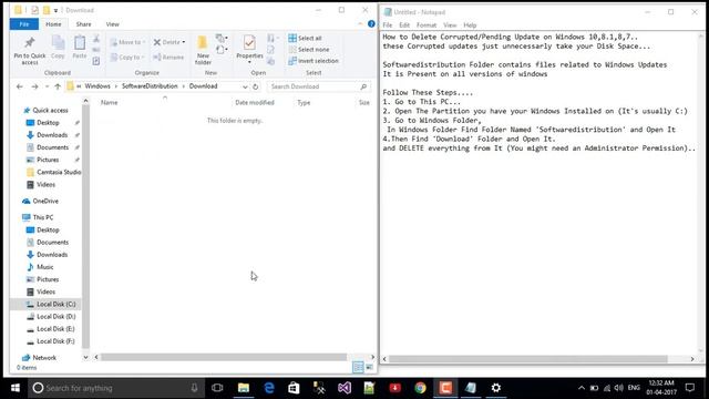 how to Remove clean / Delete windows pending updates and preview builds 2017 смотреть онлайн
