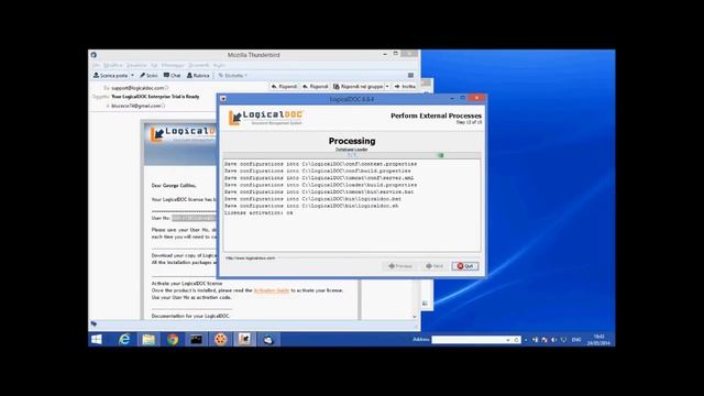 LogicalDOC Enterprise - Windows setup part02 installing system смотреть онлайн