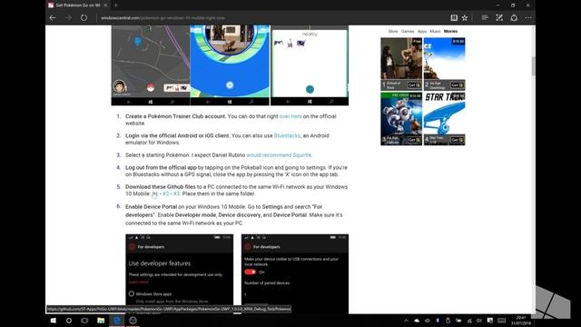 How to install PoGo-UWP for Pokemon Go on your Windows 10 Mobile phone (Works again! August 14 2016 смотреть онлайн