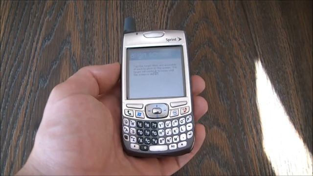 How To Fix A Palm Treo 700WX Smartphone Stuck On The Alignment Screen смотреть онлайн