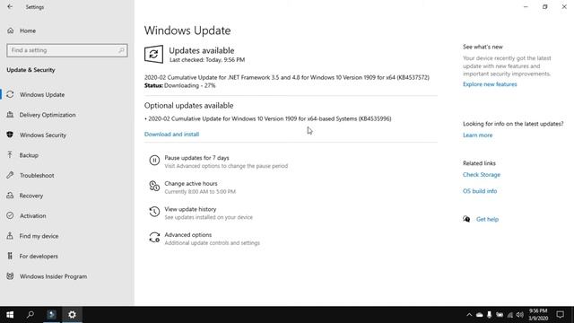 How to update (March 2020) windows 10 version 1909 for x64 KB4537572 for .net framework 3.5 and 4.8 смотреть онлайн