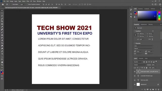 How to Work on Text in Photoshop? | Lesson 2 | Introduction to Multimedia Tools | Livestream Series смотреть онлайн