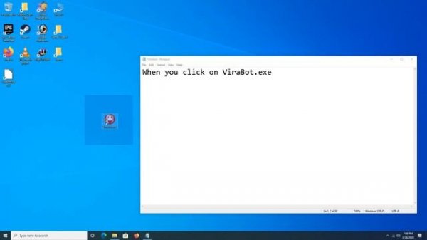 How to use ViraBot.exe in Microsoft Windows