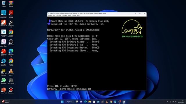 How to install MS-DOS 6.22 on PCem смотреть онлайн