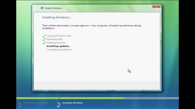 Installing Windows Vista build 5505 смотреть онлайн
