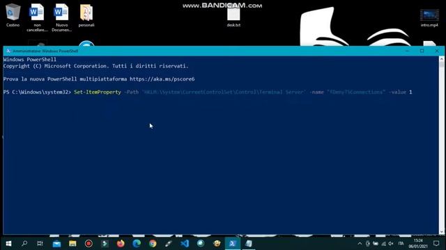 Disabilita/Abilita RDP in Windows 10 con Powershell (Enable Remote Desktop) смотреть онлайн