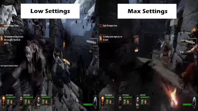 Warhammer: End Times - Vermintide Low Vs. Extreme Settings Comparison смотреть онлайн