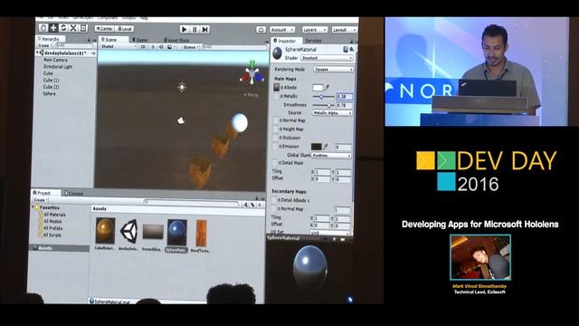 Hololens Development using Unity and Visual Studio 2015 смотреть онлайн