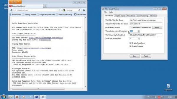 Xibo 1.x.x open source Digital Signage "Client Installation"