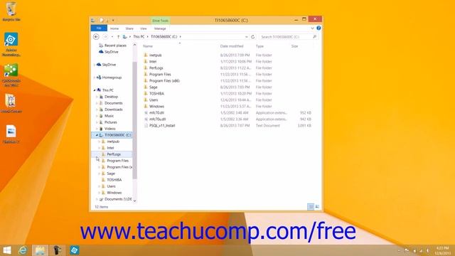 Windows 8.1 Tutorial Navigating Folders Microsoft Training Lesson 2.2 смотреть онлайн
