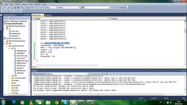 Slideshow in C++ смотреть онлайн
