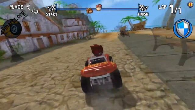 Обзор Beach Buggy Racing (Android, iOS, Windows Phone) смотреть онлайн
