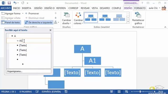 Curso de Word 2013. 12. Organigramas. смотреть онлайн