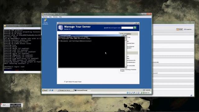 VirtualBox Internal Network Step 3 - Install Server 2003 with Roles смотреть онлайн